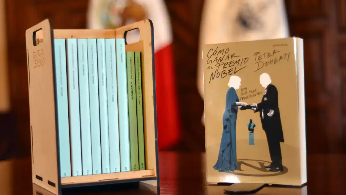 Preside Rectora presentación del libro Cómo ganar el Premio Nobel, de Peter Doherty