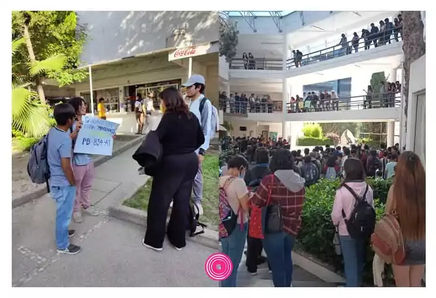 Alumnos BUAP se manifestaron para pedir libertad de sus compañeros detenidos