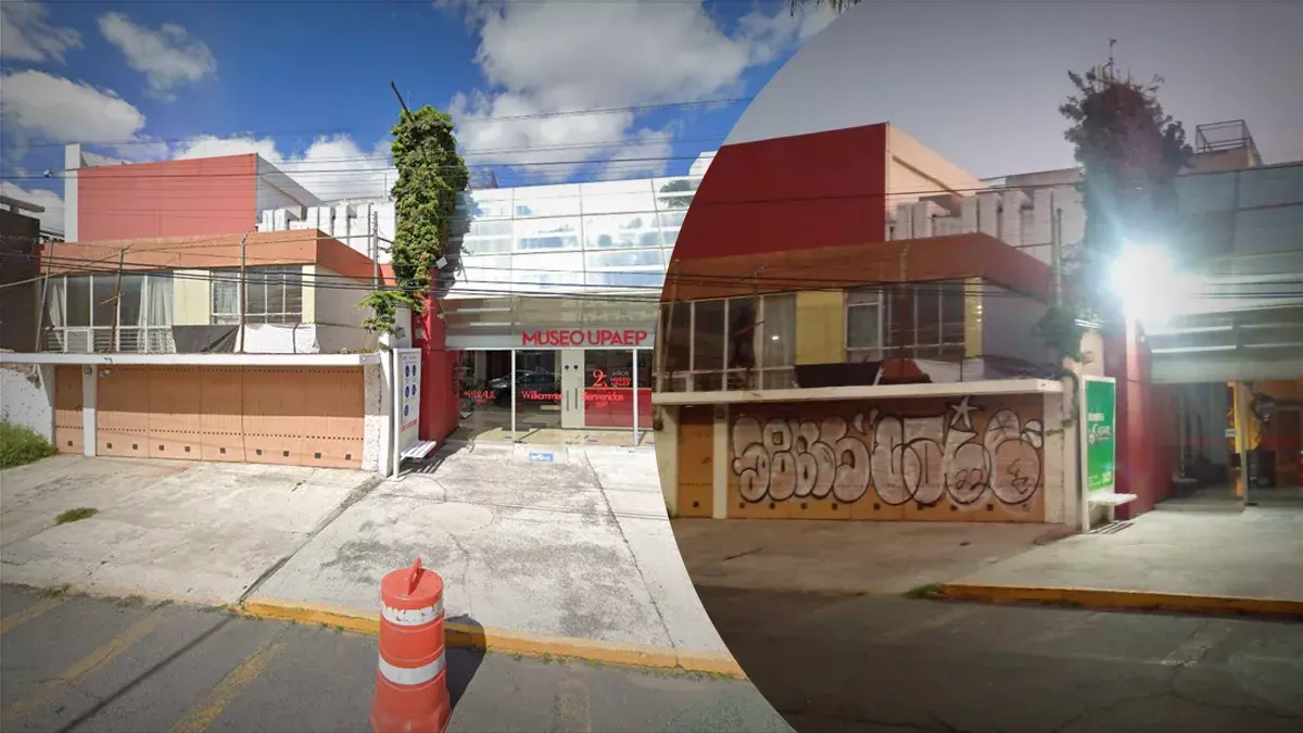Vandalizado, museo Upaep en el Barrio de Santiago, ¡amaneció grafiteado!