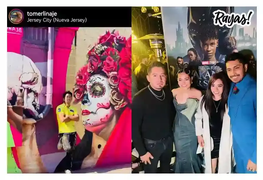 Tomer Linaje pintó a Tenoch Huerta en mural de CDMX; es reconocido mundialmente