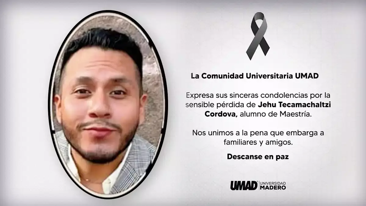 Despiden a alumno UMAD fallecido en choque de Zavaleta; habría otra muerte.