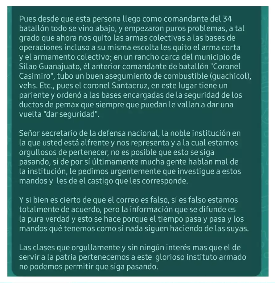 Escándalo en Guardia Nacional: sargentos acusan a mandos de Guanajuato de apoyar al narco