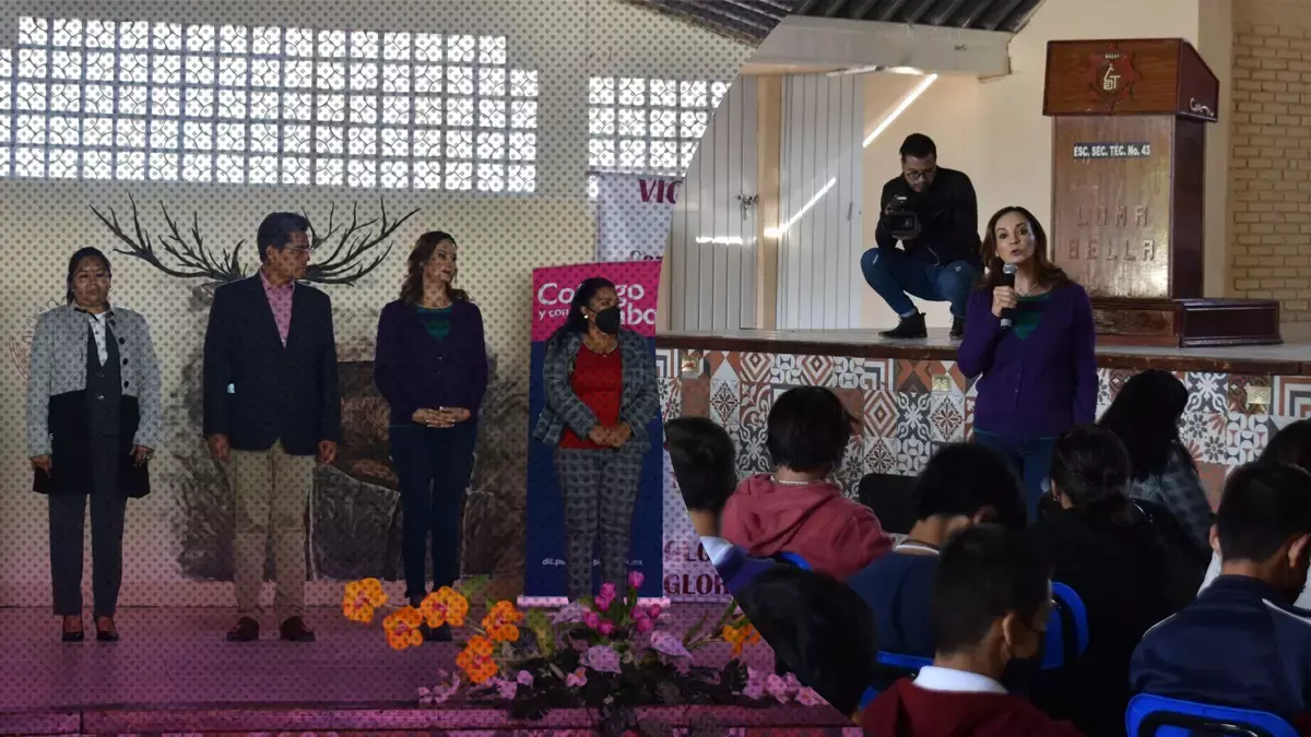 DIF Municipal lleva “Quiérete” a estudiantes de la Secundaria Técnica 43