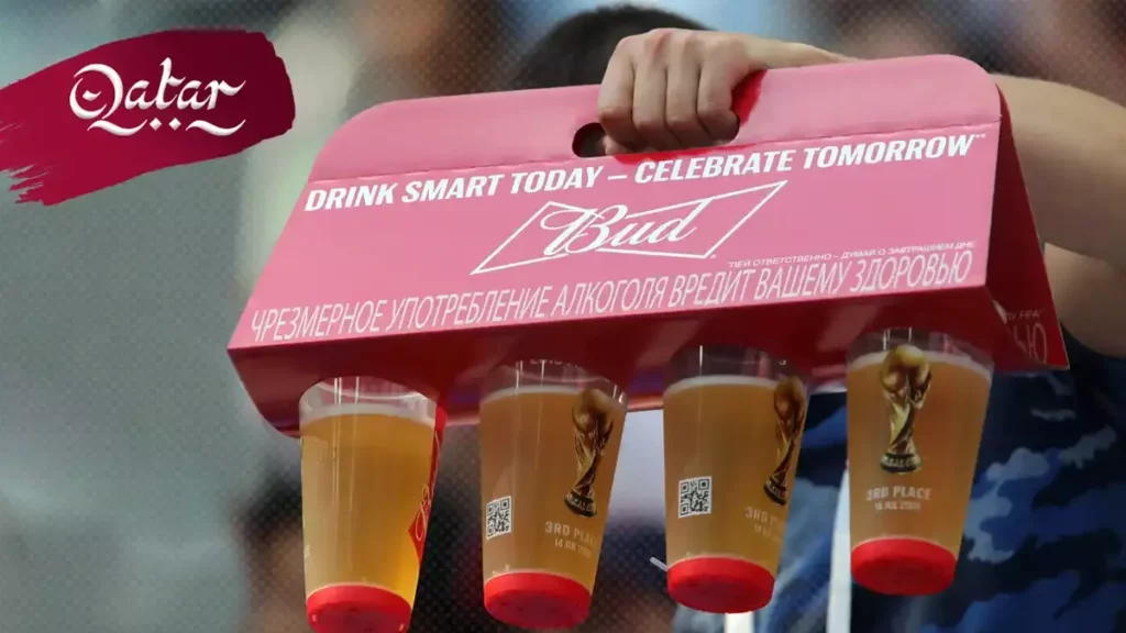 Qatar prohíbe venta de cerveza con alcohol en estadios del Mundial.