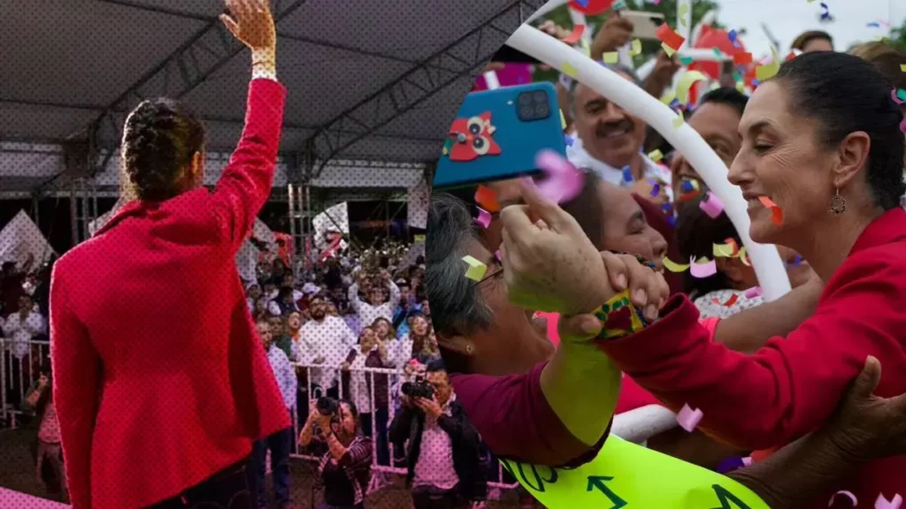 Sheinbaum se afianza como puntera en la carrera por la Presidencia.