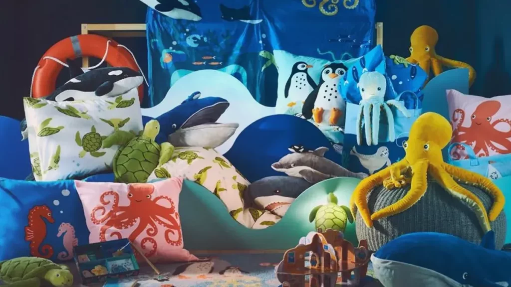La nueva colección de peluches IKEA está hecha de plástico proveniente del mar