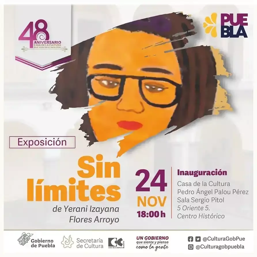 Promocional de la exposición de Yerani Izayana