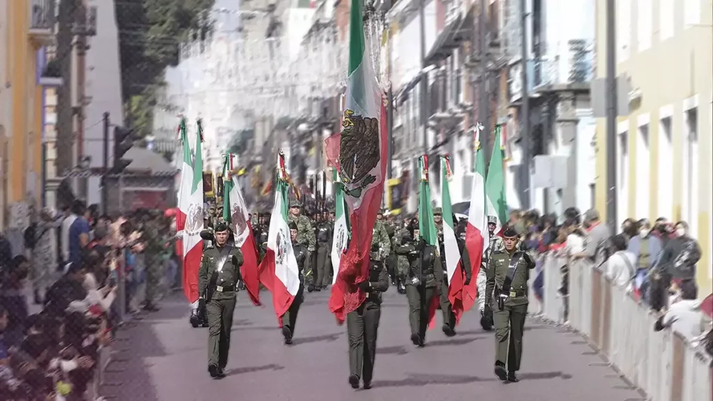 Así se vivió el Desfile Cívico por la Revolución Mexicana en Puebla.