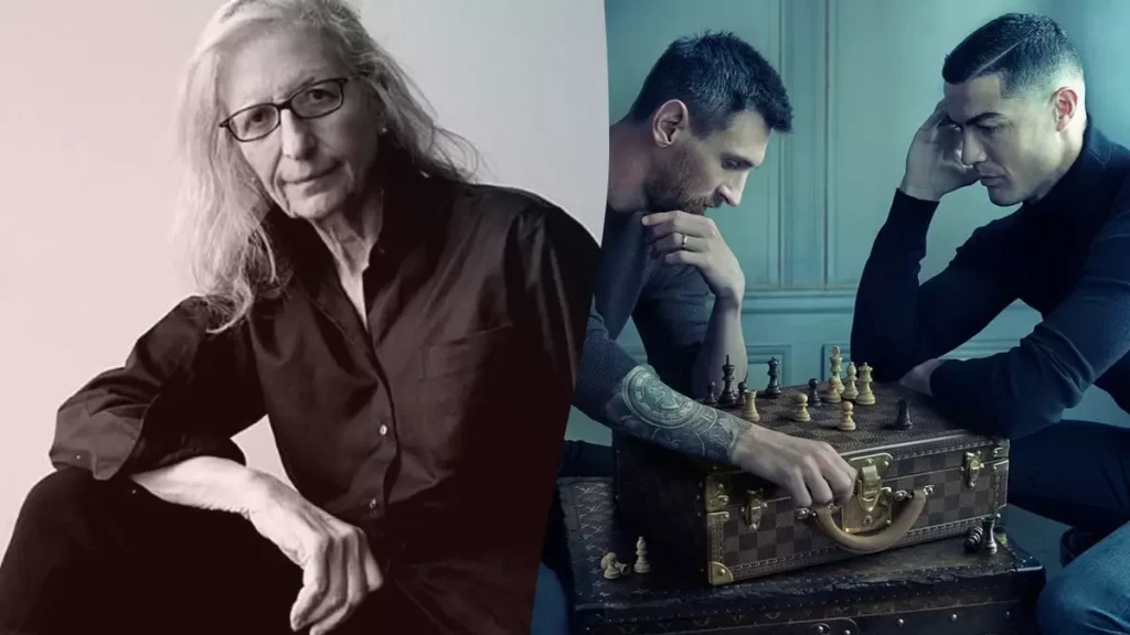 Messi y Ronaldo aparecen en histórica imagen de Annie Leibovitz, la mejor fotógrafa del mundo