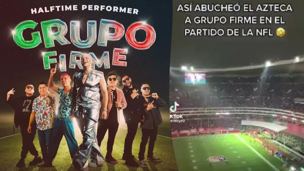 Abuchean a Grupo Firme durante el show de medio tiempo de la NFL.