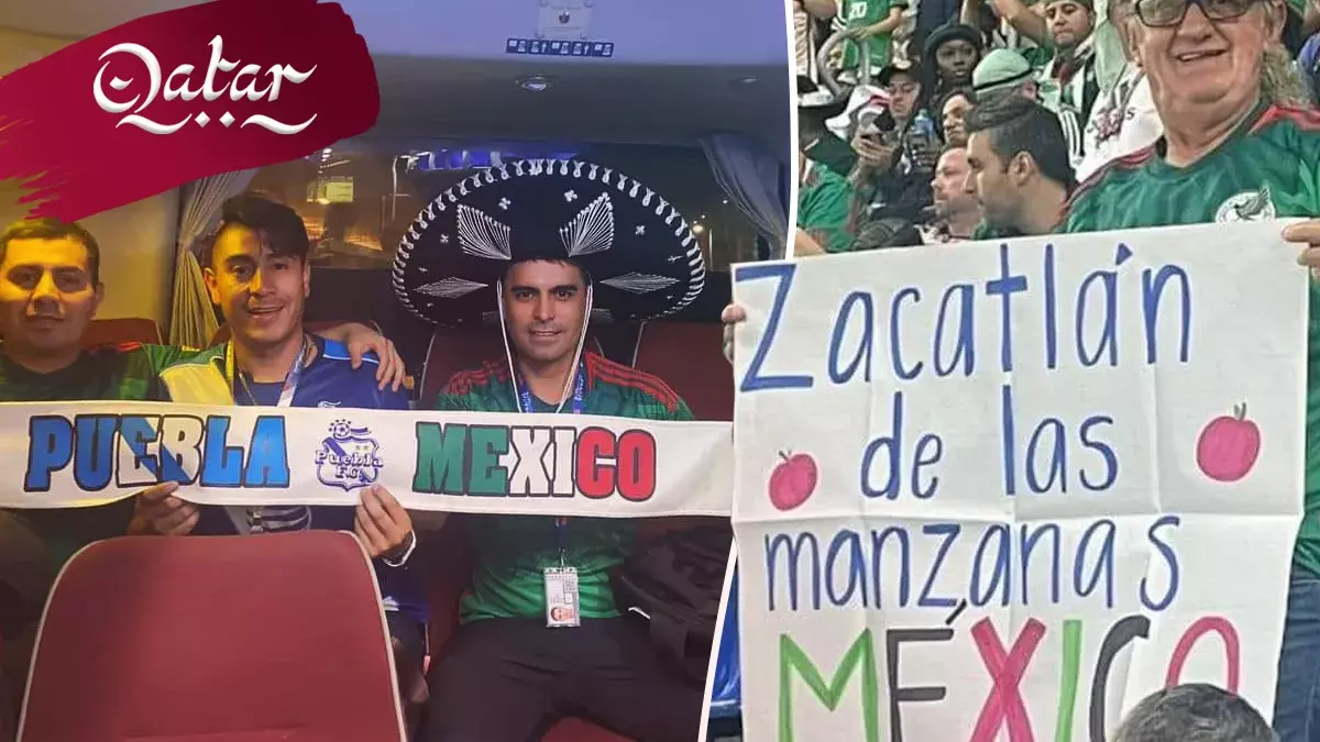 ¡Qué orgullo! Poblanos apoyan a México en el Mundial de Qatar 2022