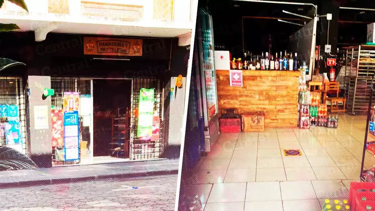 Panadería de día y cantina de noche; opera cerca del Parral en Puebla