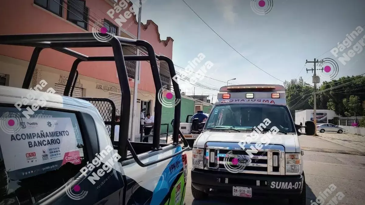 Gasero termina con trauma craneal tras una caída en la colonia San Rafael Poniente