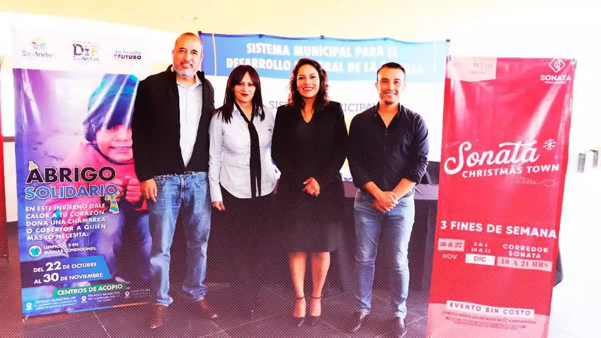 Sonata Christmas Town inicia actividades a beneficio del DIF de San Andrés Cholula
