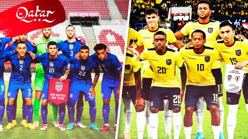 Un triunfo separa a Estados Unidos y a Ecuador de los Octavos de Qatar 2022