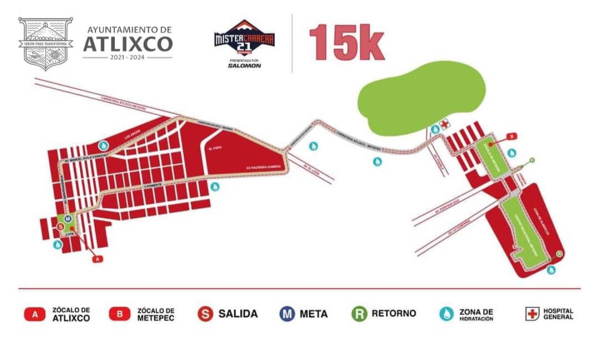 Conoce la ruta de la Mister Carrera de 6 y 15 km de este 6 de noviembre.