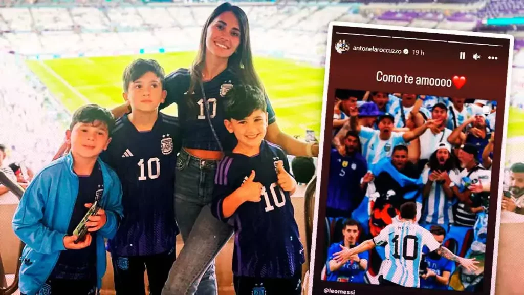 Antonella Roccuzzo dedica romántico mensaje a Messi tras triunfo con México