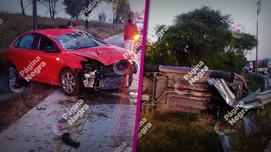 Dos accidentes en el Periférico de Puebla dejan un conductor herido.