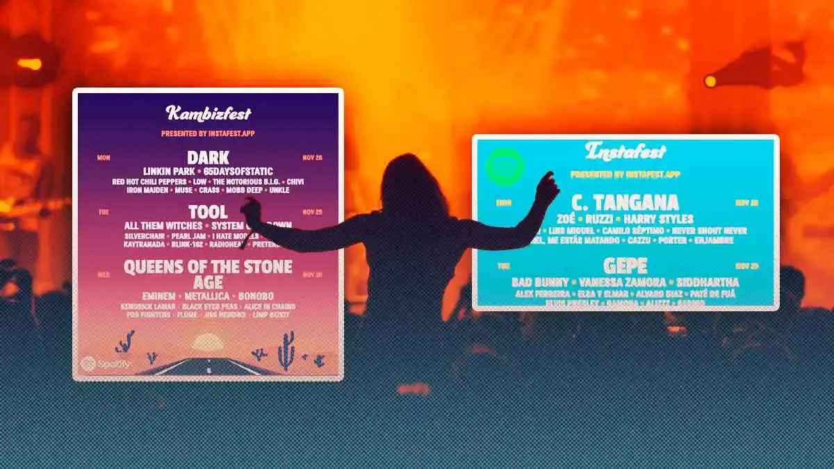 Así sería el cartel de tus sueños según tus gustos en Spotify