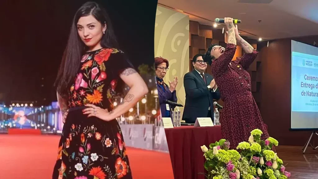 Mon Laferte ya es mexicana y así interpretó el Himno Nacional