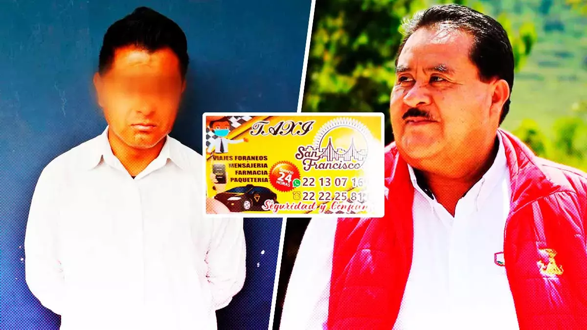 Por sitio de taxis pirata detienen al hijo de un presidente auxiliar de Ocoyucan