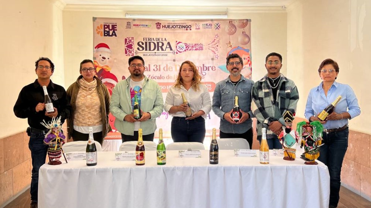 Gobierno municipal de Huejotzingo presenta la Feria de la Sidra 2022.