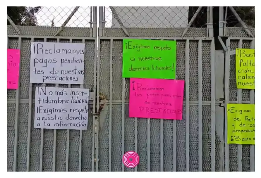 Trabajadores del Cobaep se manifiestan por falta de pagos