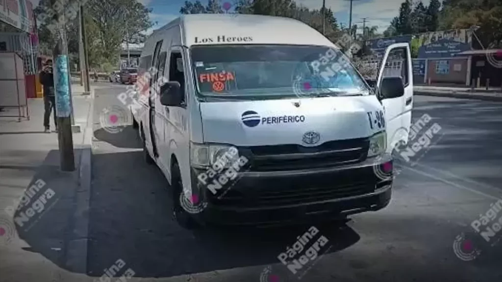 Balean a pasajero de ruta Periférico durante asalto en San Pedro Cholula