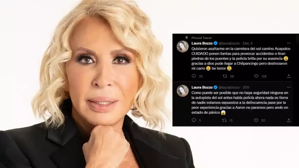 Laura Bozzo sufre intentó de asalto hacia Acapulco; pide tomar precauciones.