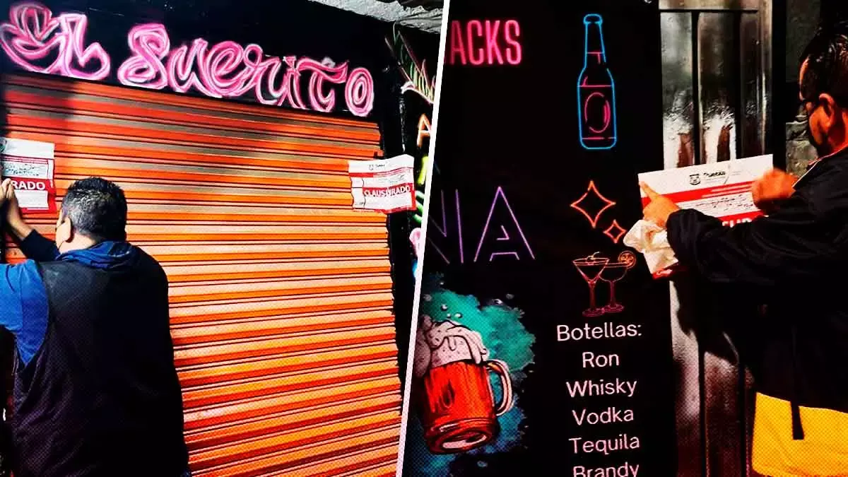 Clausuran otros seis negocios de venta de alcohol en Puebla capital