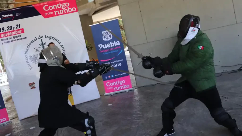 13° Torneo Nacional de Esgrima Histórico 2022 llega a Puebla capital