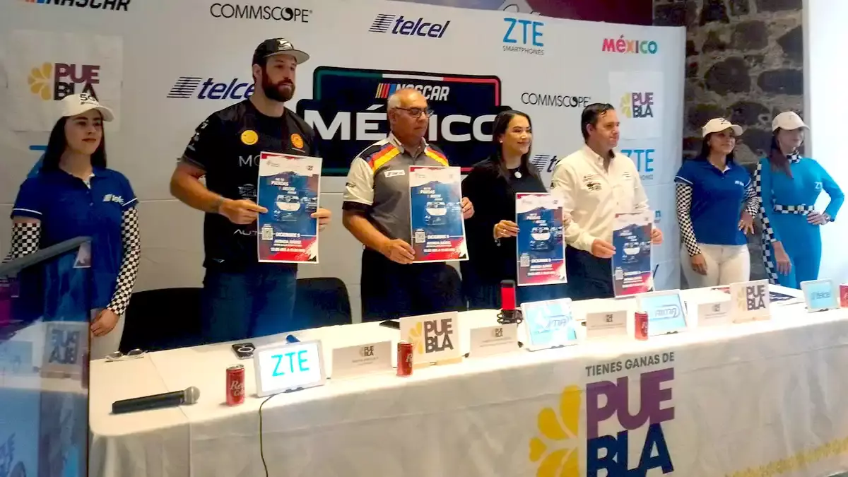 Nascar Parade y la final del Nascar México se llevarán a cabo en Puebla