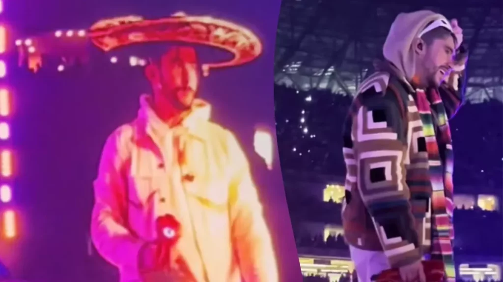 Bad Bunny ya es mexicano, le regalan zarape y le cantan 'Cielito Lindo' en Monterrey