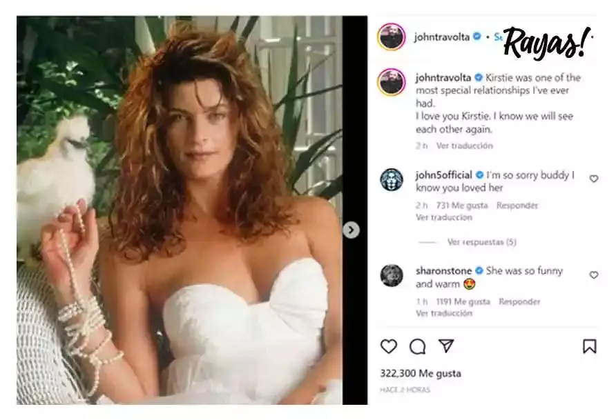Muere la actriz Kirstie Alley; John Travolta se despide con un "Te amo"