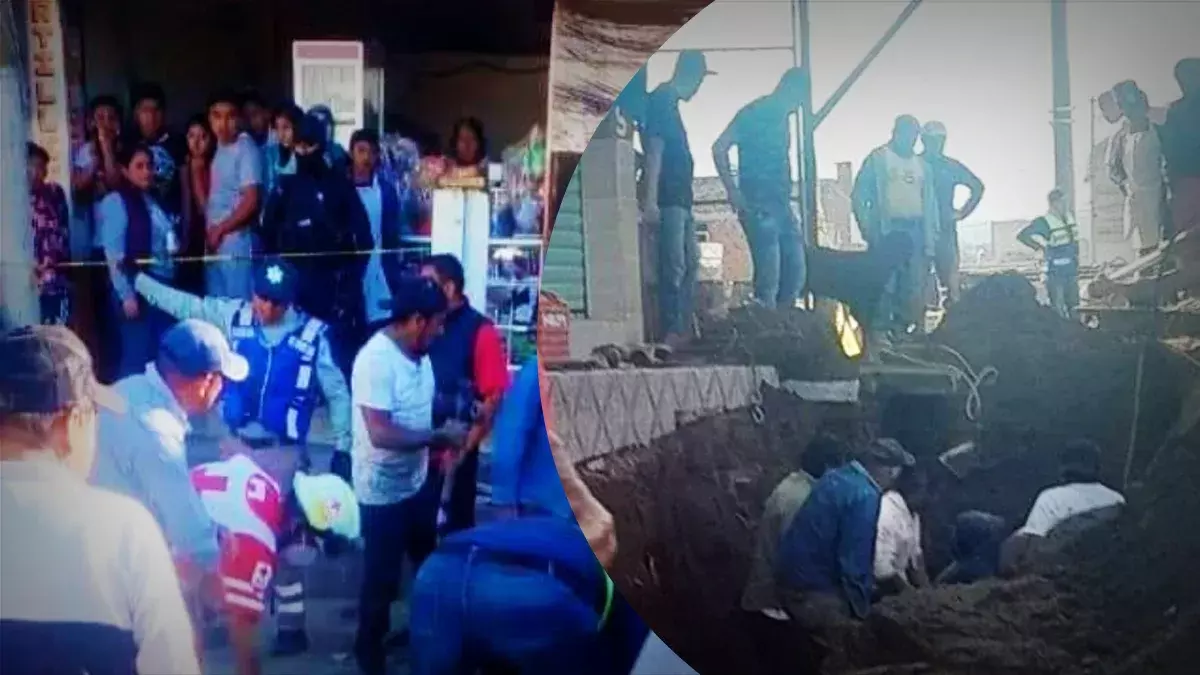 Muere un hombre sepultado en obras ilegales de un drenaje en Huejotzingo