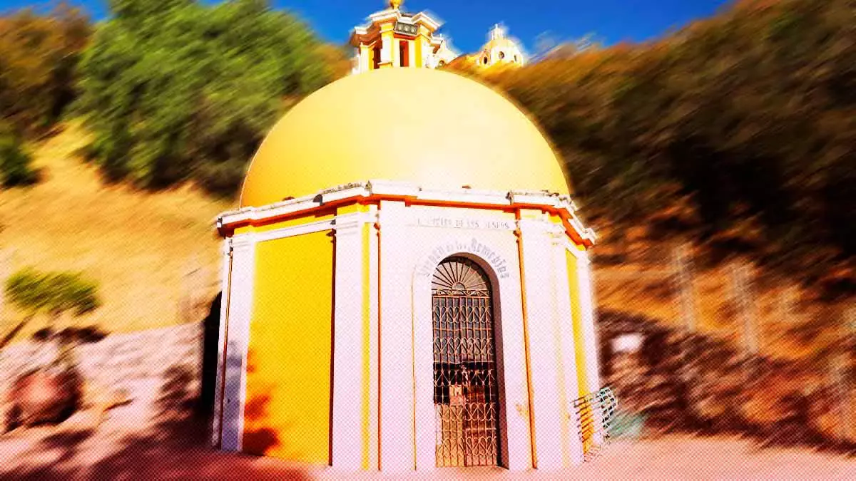 Ayuntamiento de San Andrés Cholula rehabilita "pocito" de la Gran Pirámide