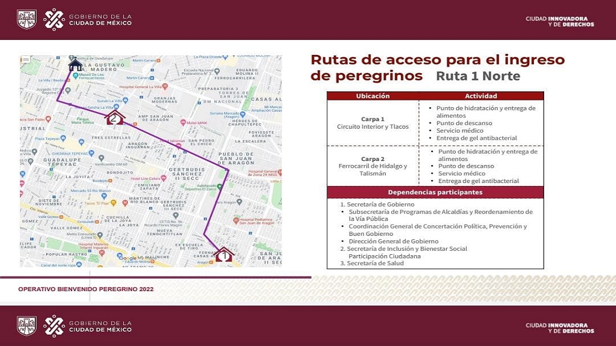 Preparados para recibir a cerca de 10 millones de peregrinos de diferentes zonas del país: Claudia Sheinbaum