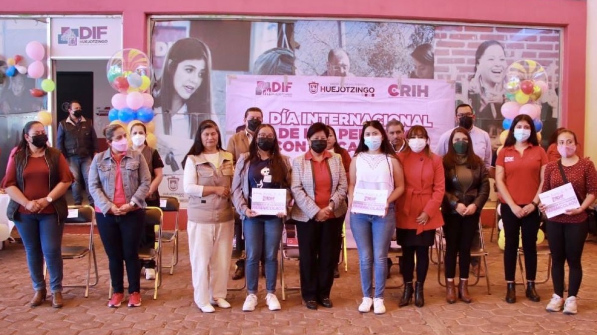 Huejotzingo conmemora Día Internacional de las Personas con Discapacidad.