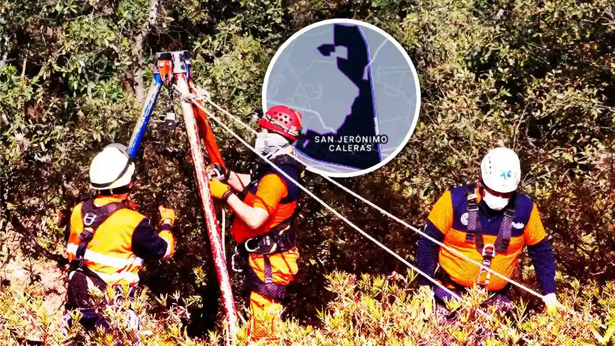 Hombre permanece por más de 48 horas en una barranca de San Jerónimo Caleras
