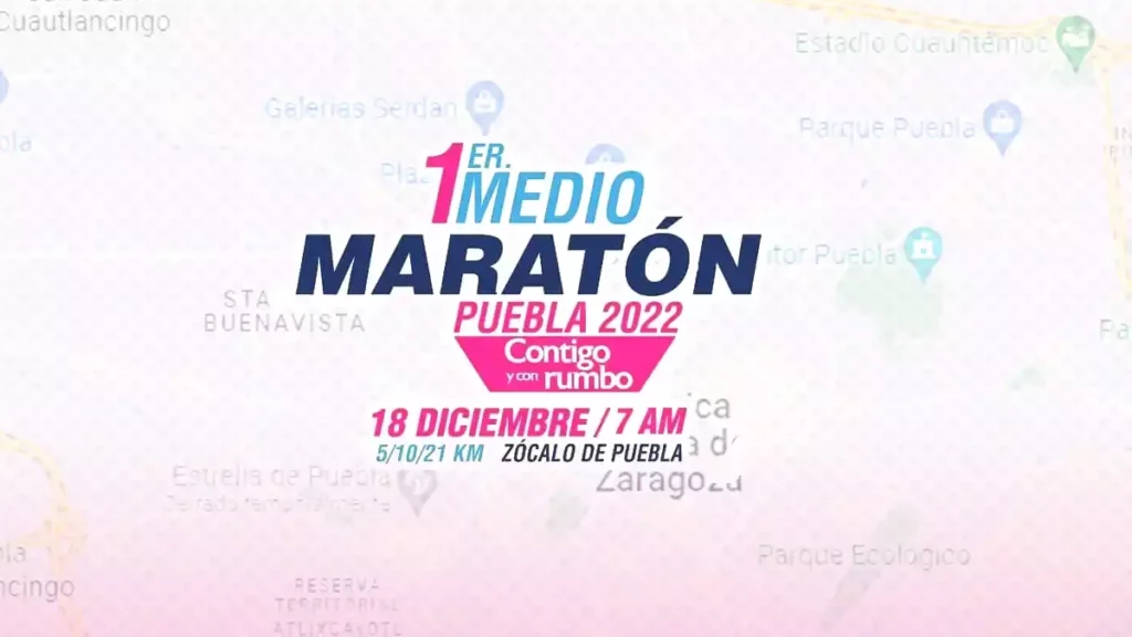 Poblanos exigen que la ruta del Medio Maratón del próximo 18 de diciembre sea cambiada