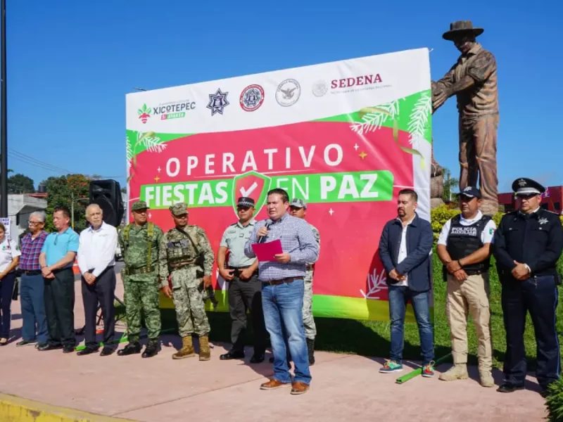 Con el operativo fiestas en paz, el Guadalupe-Reyes en Xicotepec será seguro