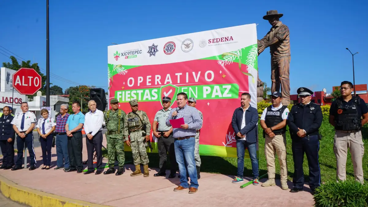 Con el operativo fiestas en paz, el Guadalupe-Reyes en Xicotepec será seguro