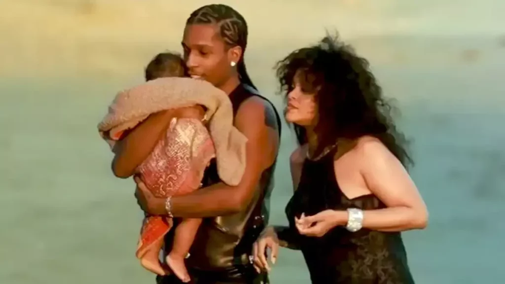 Rihanna muestra por primera vez a su hijo en video junto a A$AP Rocky