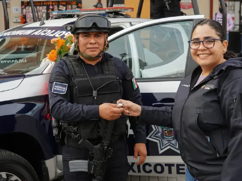 La seguridad de Xicotepec sí avanza: Ayuntamiento entregó patrullas, uniformes y radios a la Policía Municipal