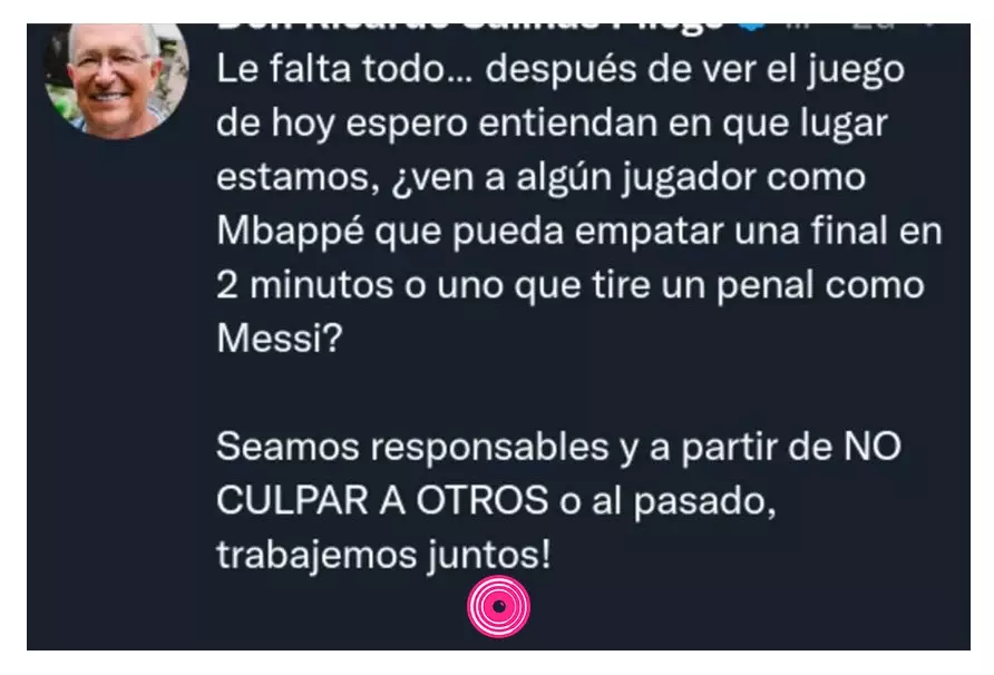 “Les falta todo” Ricardo Salinas critica a la Selección Mexicana