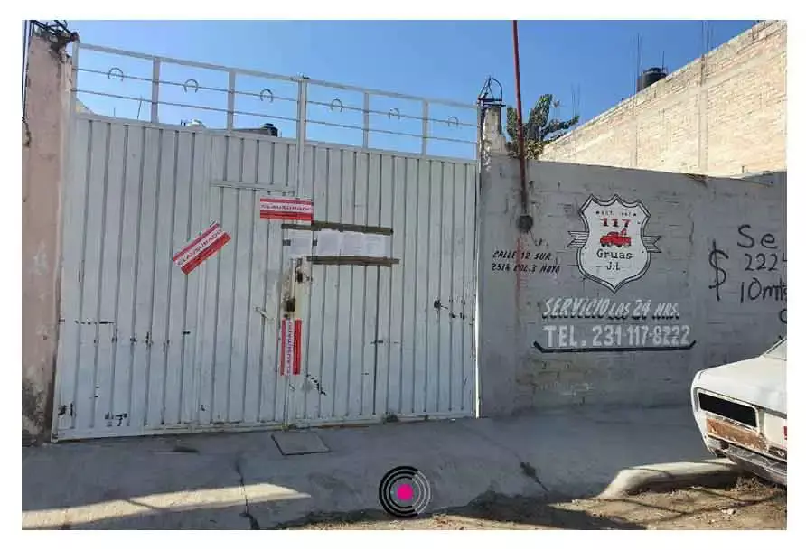 Sigue cacería de corralones, clausuran Grúas 117 en Tehuacán
