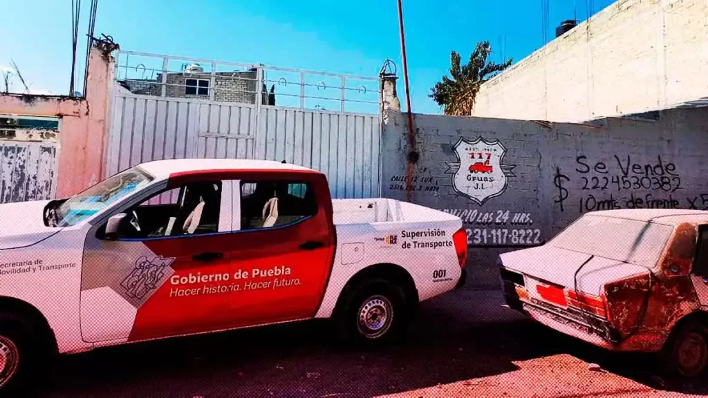 Sigue cacería de corralones, clausuran Grúas 117 en Tehuacán
