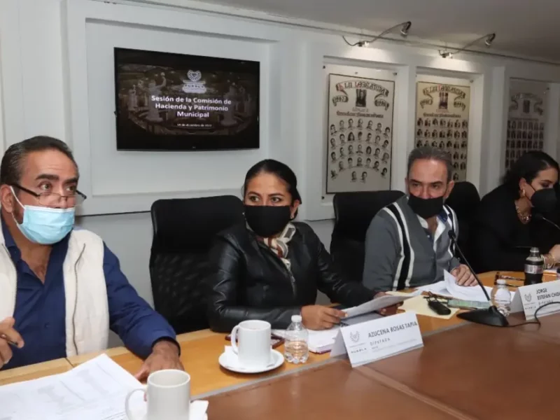 Aprueba Comisión de Hacienda Leyes de Ingresos municipales para el Ejercicio Fiscal 2023