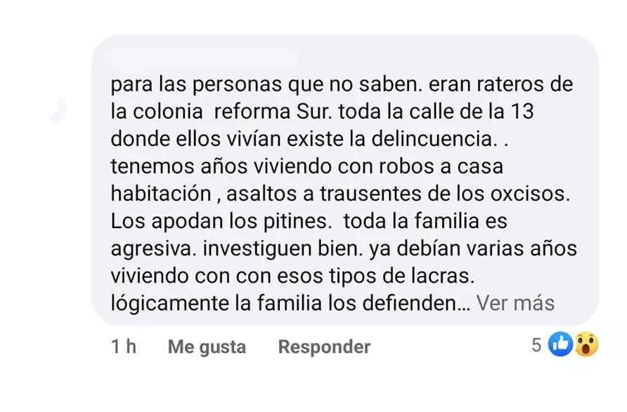 Balacera en Reforma Sur ocurrió tras constantes quejas de los vecinos