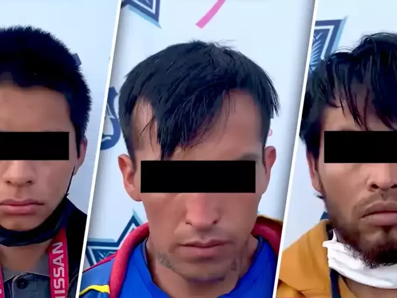 Policía Municipal detiene a hombres que robaron un auto en Bosques de San Sebastián